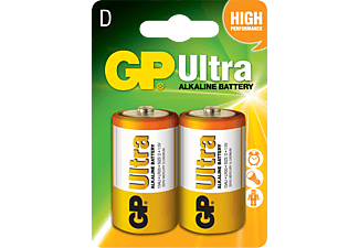 GP GP13AU-U2 D LR20 Ultra Alkalin 2'li D Pil_0