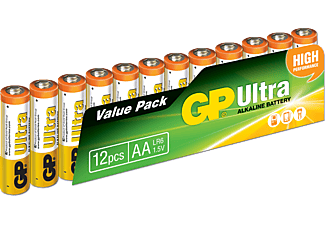GP Ultra Alkalin 12 x AA Kalem Pil