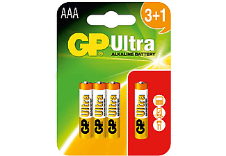 GP GP Ultra Alkalin 4x (3+1) AAA İnce Pil