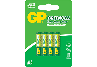GP Greencell R03/1212/AAA Boy Ince Kalem Pil, 1.5 Volt, 4'lü Kart