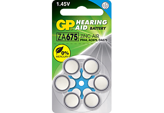 GP 6'lı ZA675 1.4V Düğme Kulaklık Pili