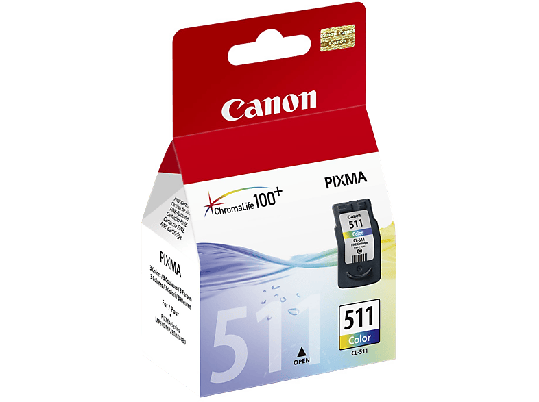 Canon Cl-511 Cyan - Magenta Jaune (2972b001)