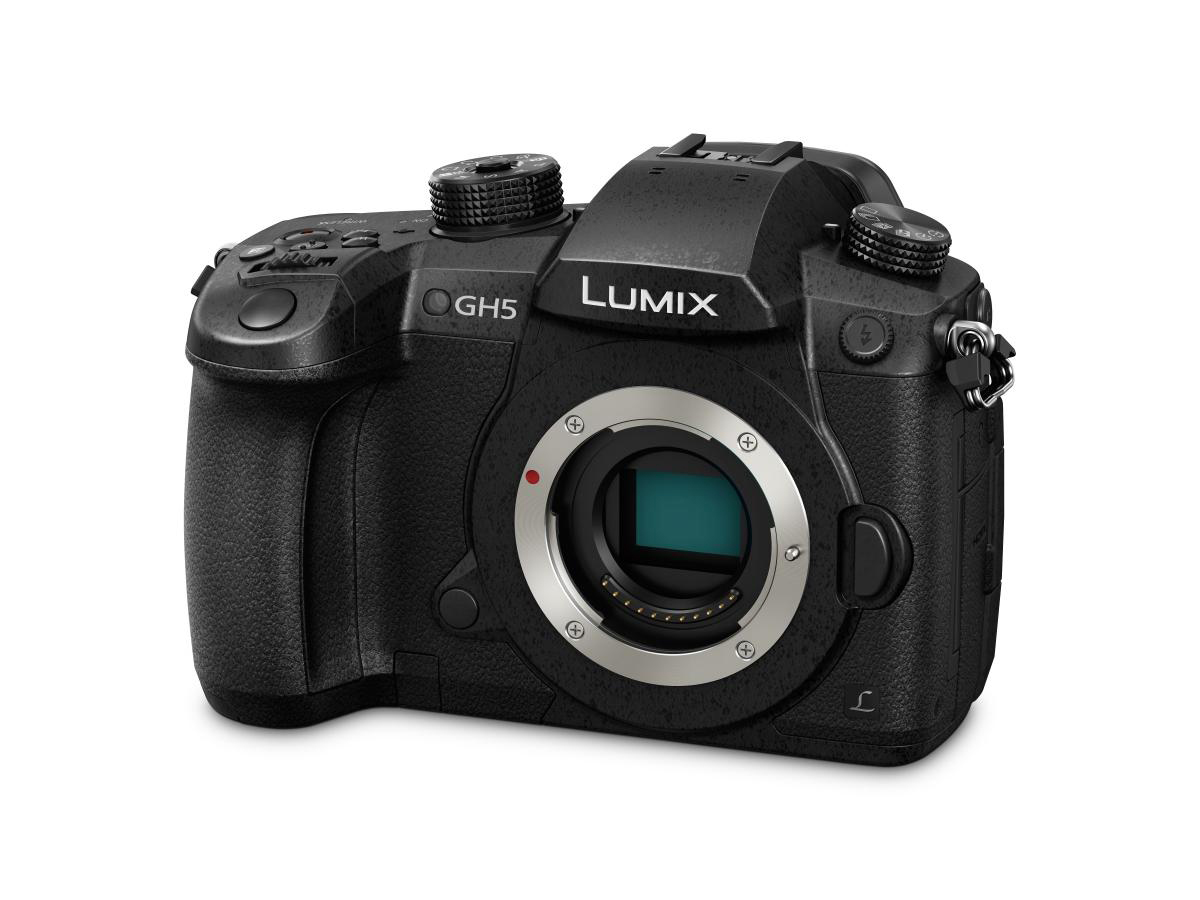 PANASONIC Lumix DC-GH5 Body Systemkamera, 8 cm Display Touchscreen, WLAN