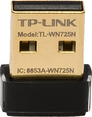 TP LINK TL-WN725N 150Mbps wireless nano USB adapter