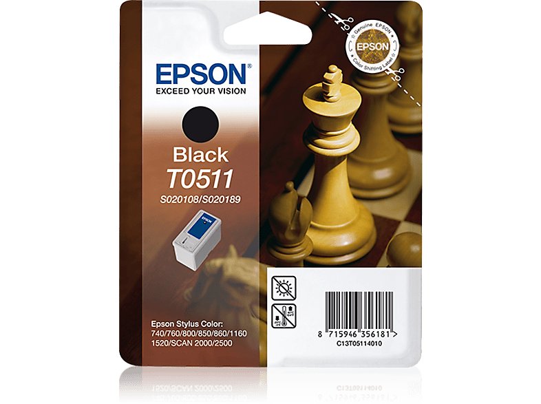 EPSON T0511 Zwart (C13T05114010)