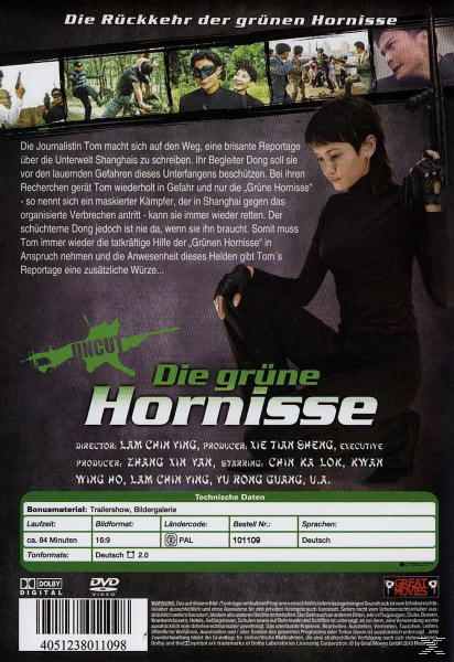 grüne Hornisse, Die DVD