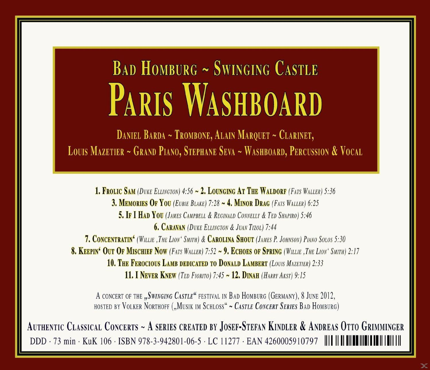 Paris Washboard - Swinging Castle - Paris Washboard in Concert  - (CD)