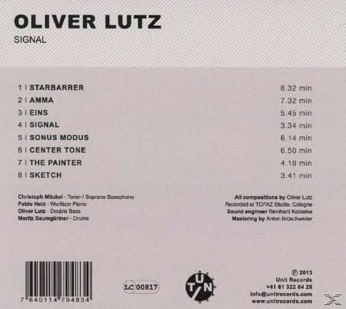Oliver Lutz Quartett - Signal  - (CD)