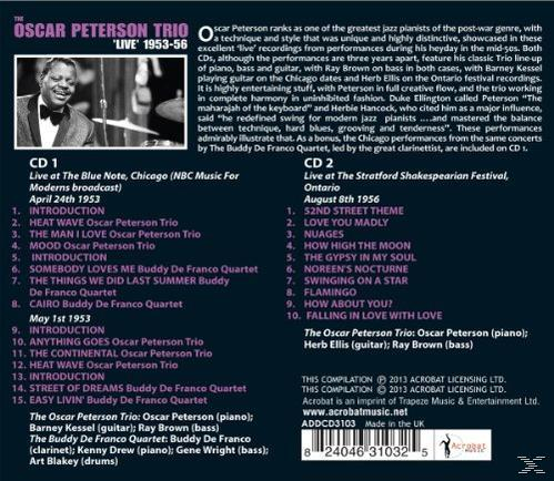Oscar Trio Peterson - Live' 1953-56  - (CD)