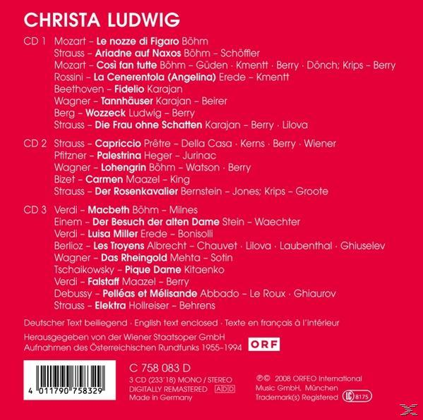 Christa Ludwig - Christa Ludwig:Figaro/Ariadne auf Naxos/+  - (CD)