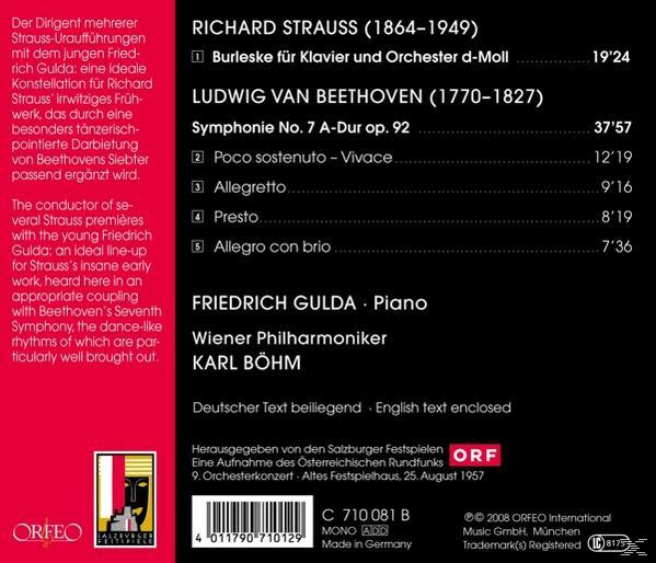 Friedrich Gulda - Burleseke/Sinfonie 7  - (CD)
