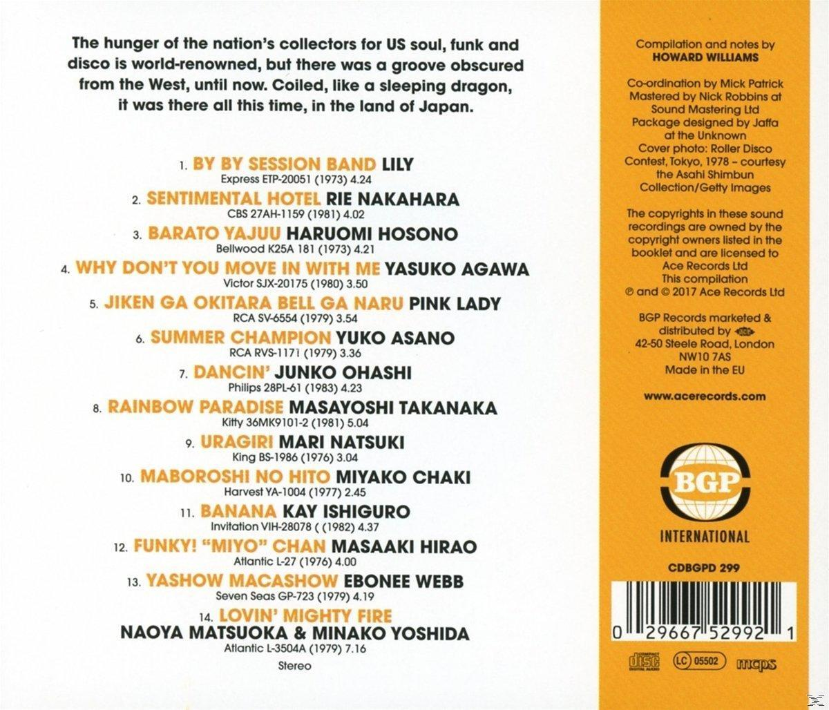 Albumcover mit Titelliste, Text und Logo.