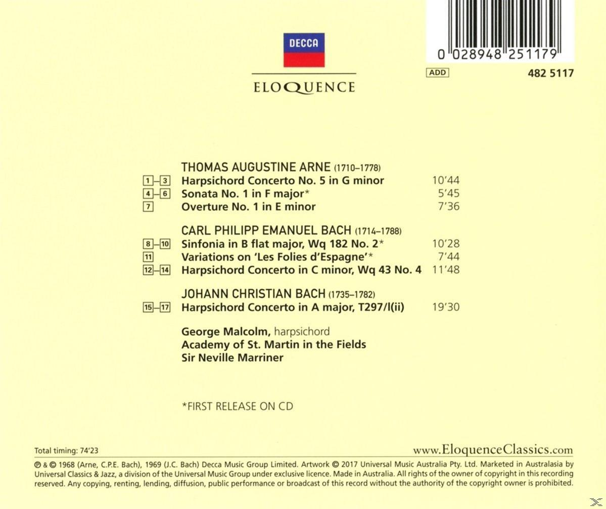 George Malcolm, Academy of St. Martin in the Fields - Cembalokonzerte  - (CD)