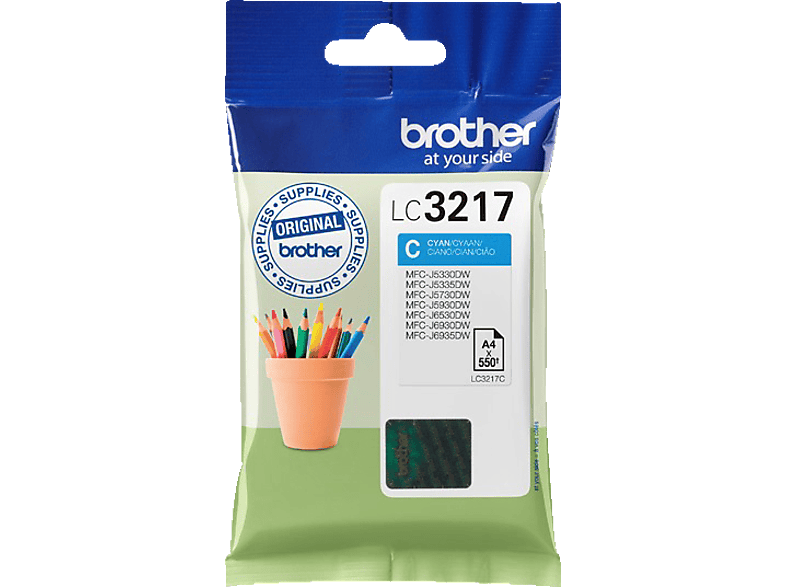 BROTHER LC-3217C - Tintenpatrone (Cyan)