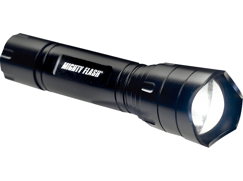 Linterna - Mighty Light Flash, Led de gran potencia, Función zoom, Visible hasta 3 kms, Resistente