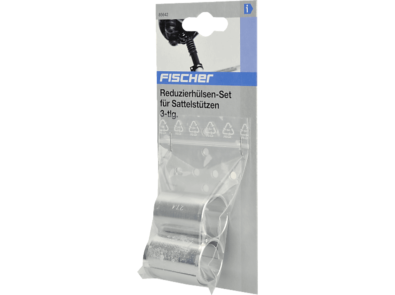 FISCHER 85642 Sattelstützen-Reduzierhülsen-Set Reduzierhülsen-Set Sattelstützen