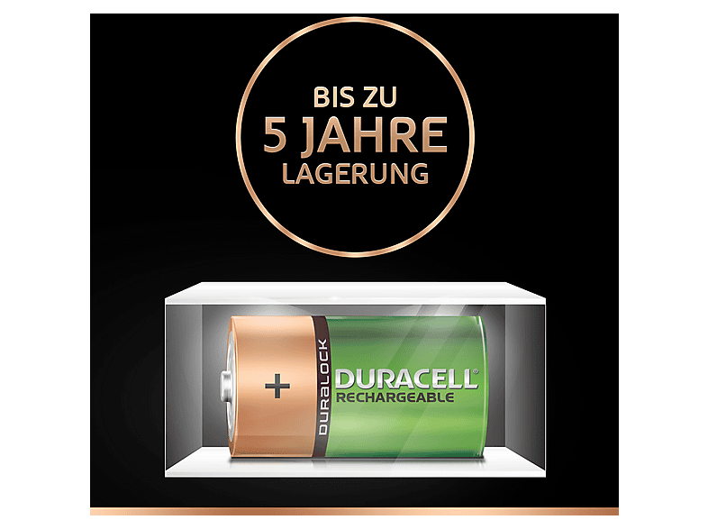 Duracell D Recharge Ultra Batterien 3000 mAh, 2er Pack; Akkus — Foto 2 von 5