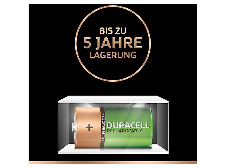 Duracell C Recharge Ultra Batterien 3000 mAh, 2er Pack; Akkus — Foto 2 von 5