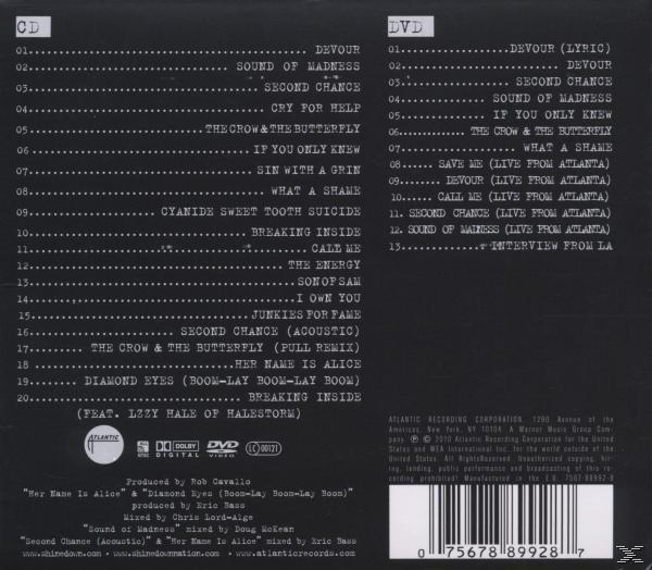 Shinedown - The Sound Of Madness  - (CD + DVD Video)