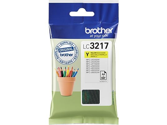BROTHER LC-3217Y - Tintenpatrone (Gelb)
