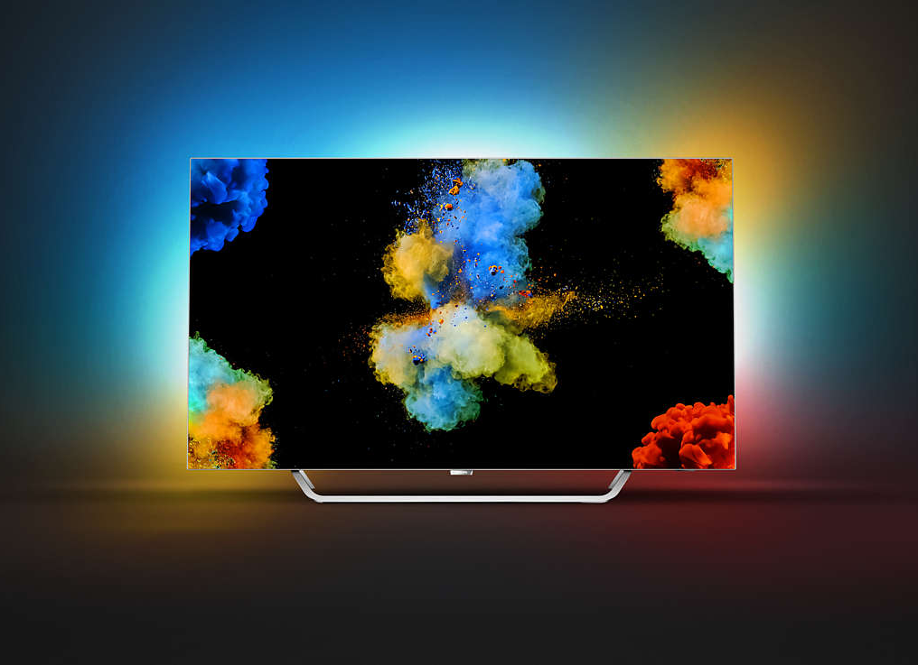 PHILIPS Fernseher OLED 55POS9002/12 Ultraflacher 4K OLED Smart TV powered by Android