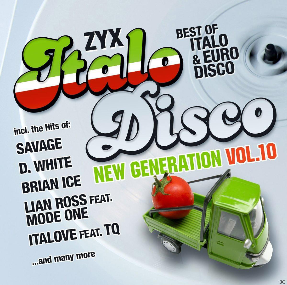 VARIOUS - ITALO - 10 (CD) ZYX DISCO GENERATION NEW