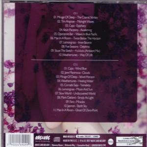 Albumcover mit lila Hintergrund und Text mit Songtiteln.