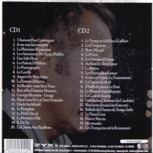 Rückseite einer CD mit Titellisten und einem Gesicht mit Wassereffekt.
