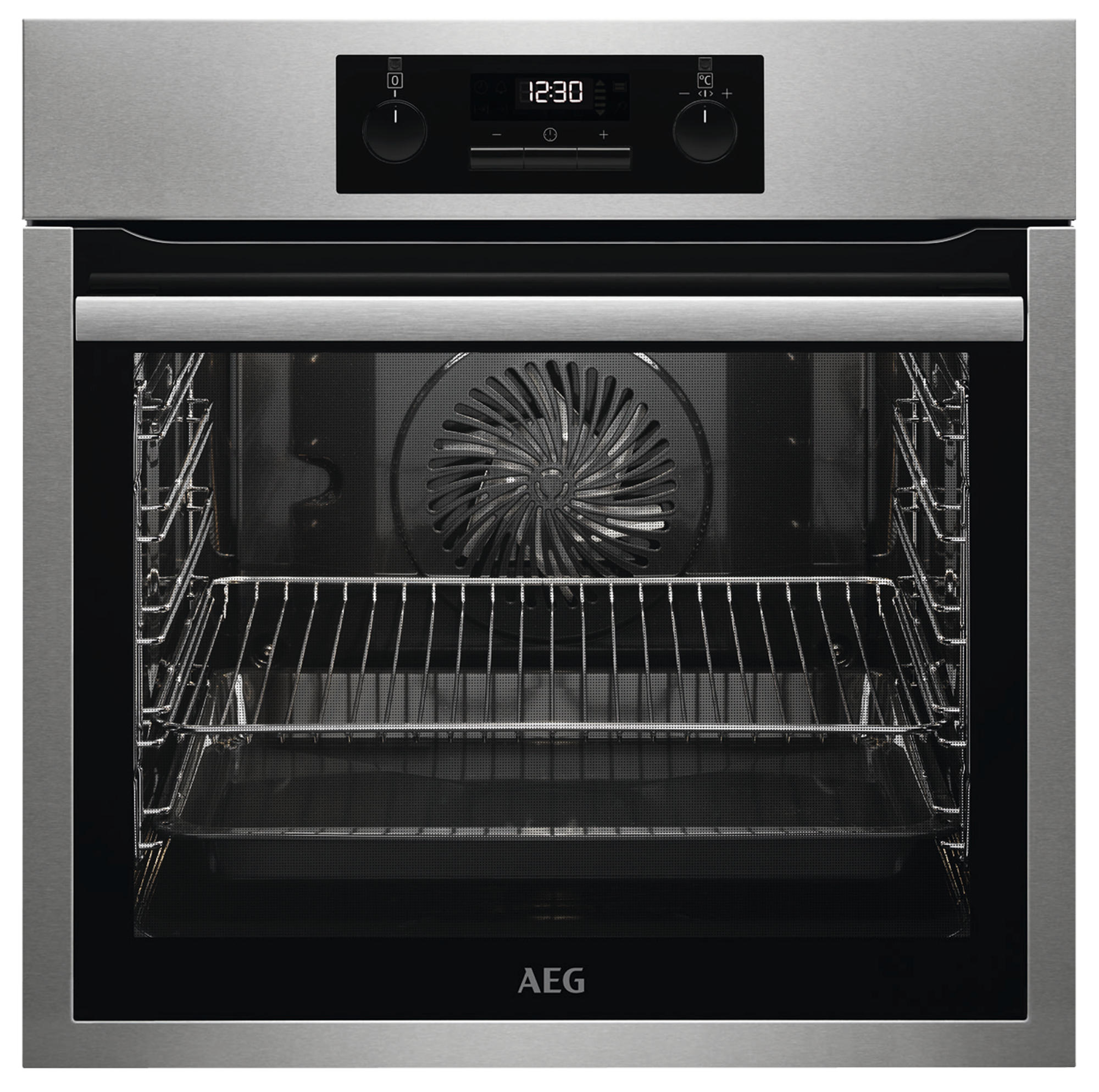 Horno - AEG BPS331120M, 71 l, Multifunción, Pirolítico, 60 cm, A+, Inox Antihuellas