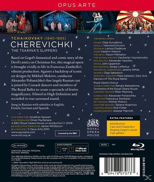 Cherevichki-Tsarina\'s (Blu-ray) Slippers DIADKOVA/MIKHAILOV/VASSILIEV/ROYAL, Polianichko/Royal - Opera -