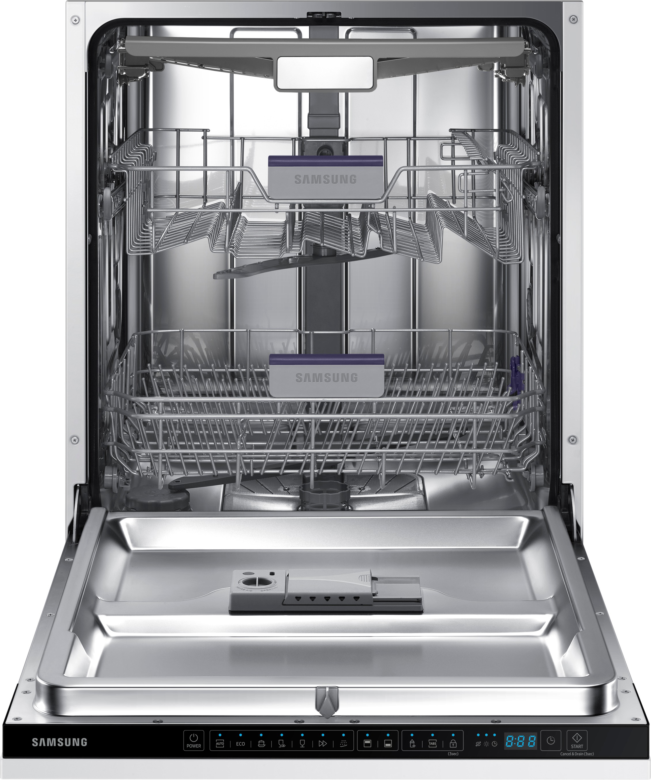 SAMSUNG DW60M6050BB/EG Geschirrspüler (vollintegrierbar, 598 mm breit, 44 dB (A), E)
