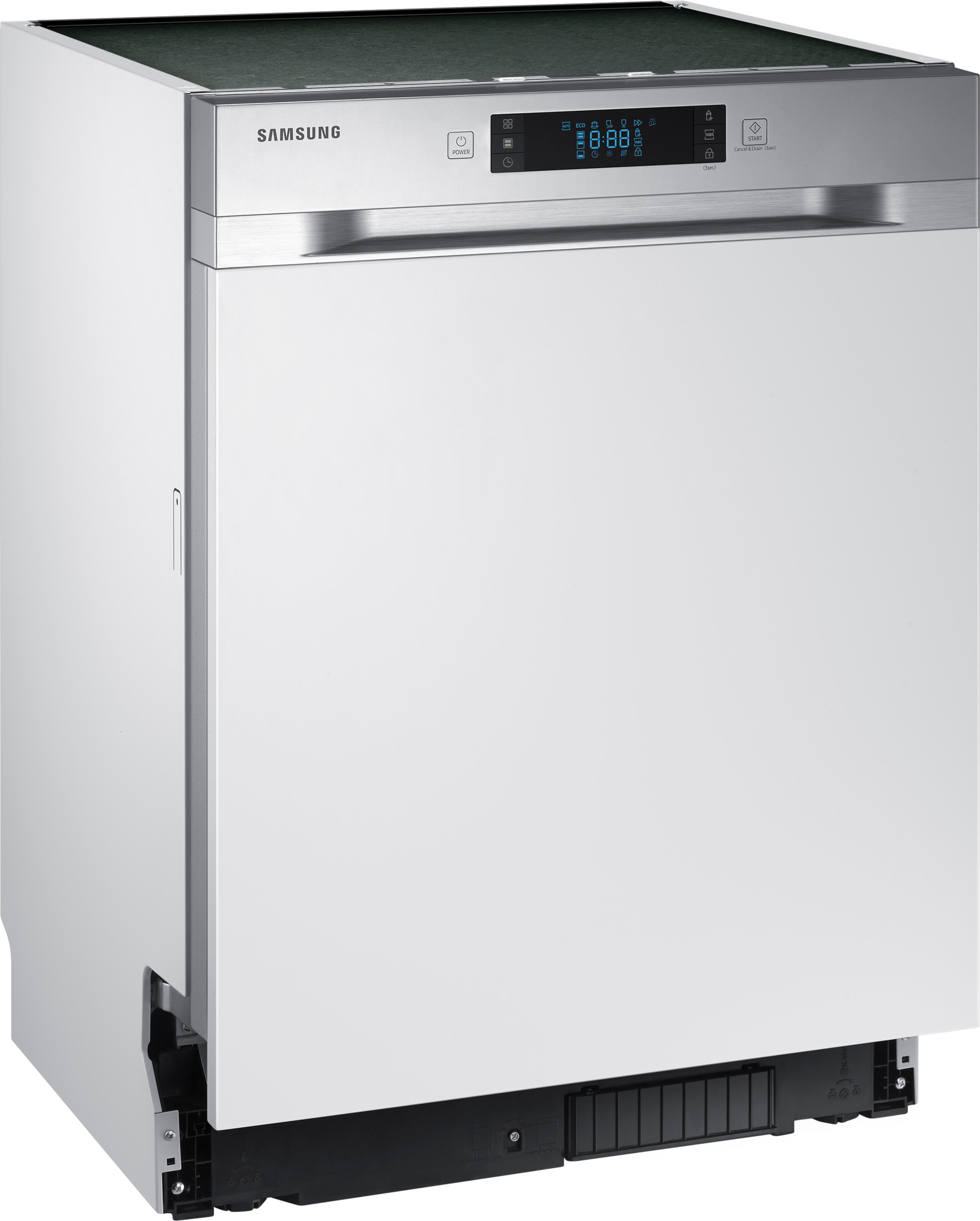 SAMSUNG DW60M6050SS/EG Geschirrspüler (teilintegrierbar, 598 mm breit, 44 dB (A), E)