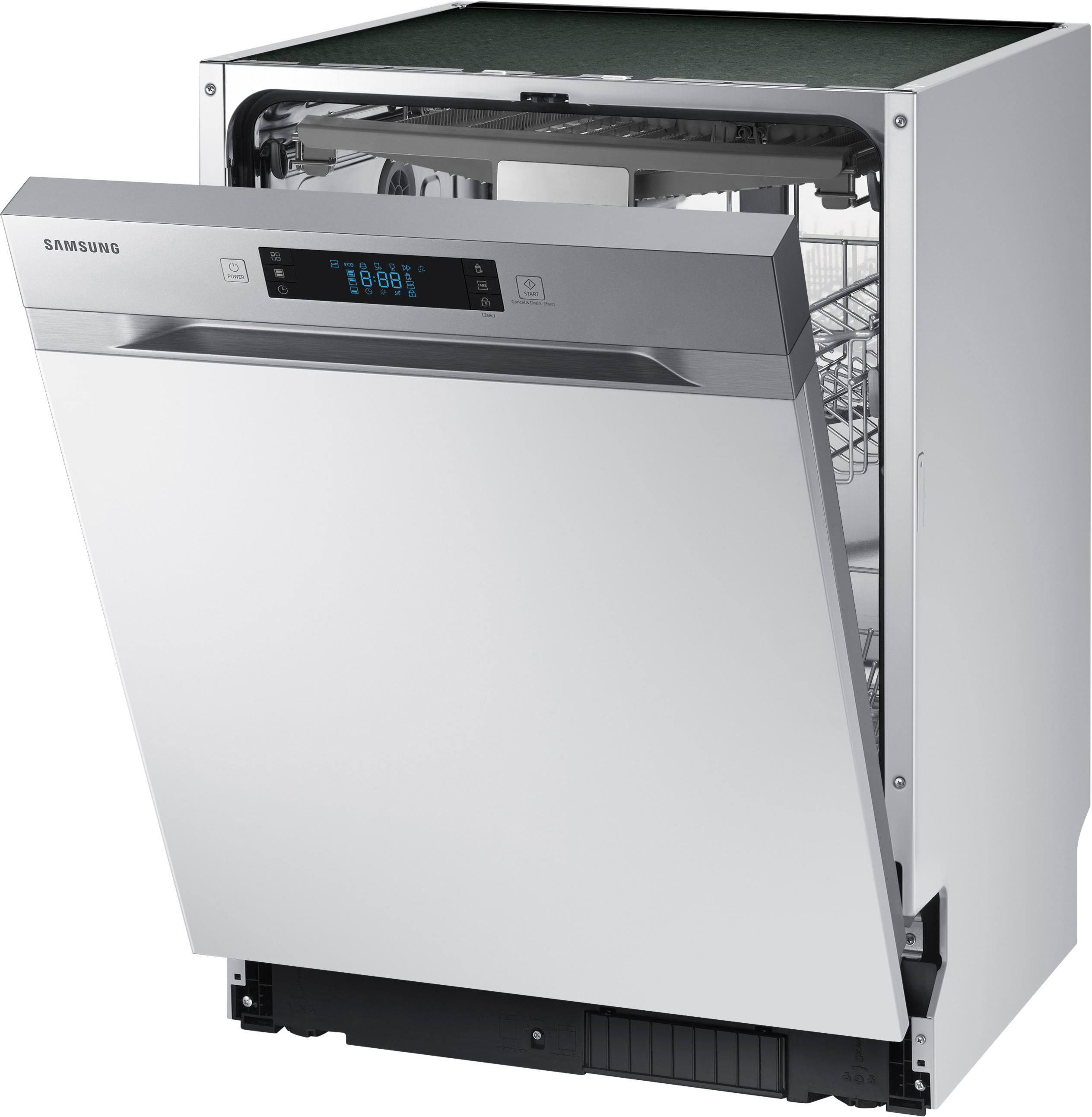 SAMSUNG DW60M6050SS/EG Geschirrspüler (teilintegrierbar, 598 mm breit, 44 dB (A), E)
