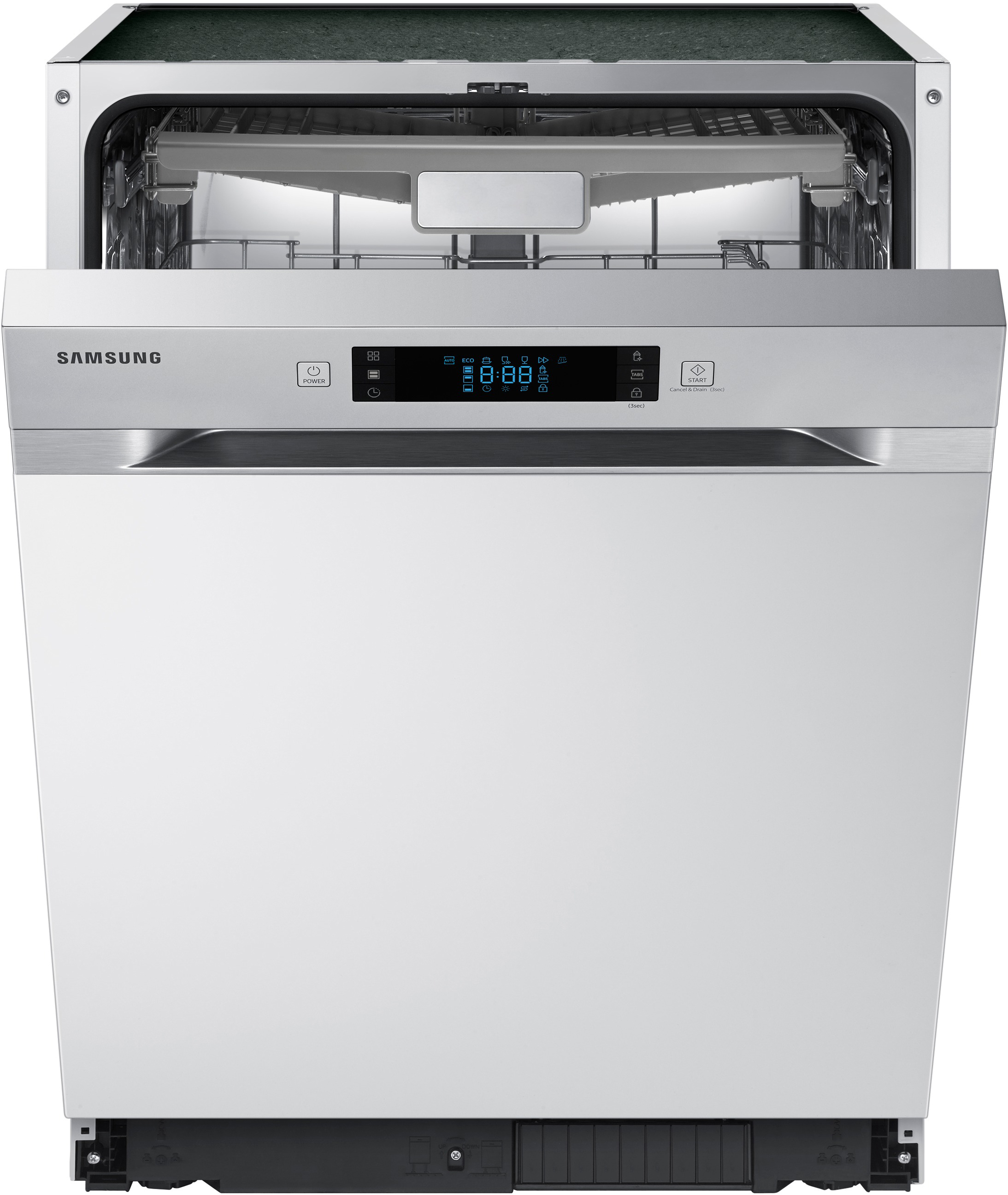 SAMSUNG DW60M6050SS/EG Geschirrspüler (teilintegrierbar, 598 mm breit, 44 dB (A), E)