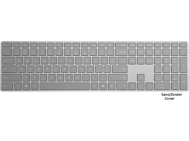 Microsoft Hw Draadloos Toetsenbord Surface Keyboard Azerty Grijs (ws-00006)