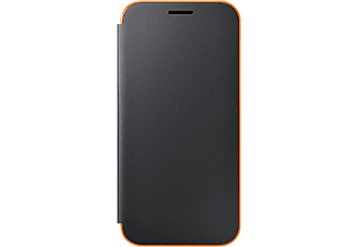 SAMSUNG Galaxy A3 (2017) Neon flip fekete tok