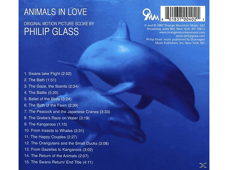 Thumbnail - Philip Glass - Animals In Love (CD)