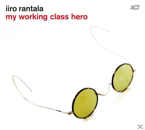 Albumcover für 'My Working Class Hero' von Iiro Rantala. Zeigt eine gelb getönte Brille.