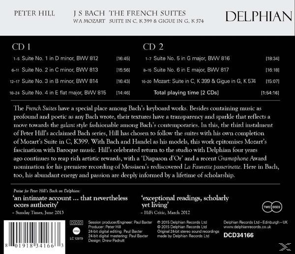 Peter Hill - Französische Suiten  - (CD)
