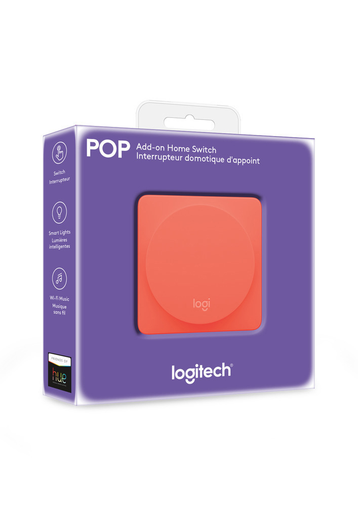 LOGITECH 915-000288 POP Zusatzschalter, Korallenrot
