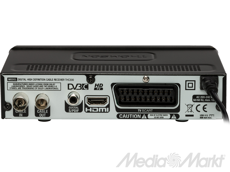 THOMSON THC300 HDTV (DVB-C) beltéri egység kábeltévéhez