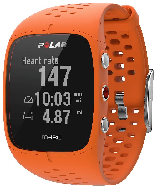 Reloj deportivo - Polar M430 Orange, Naranja, GPS, Pulsómetro, Seguimiento actividad