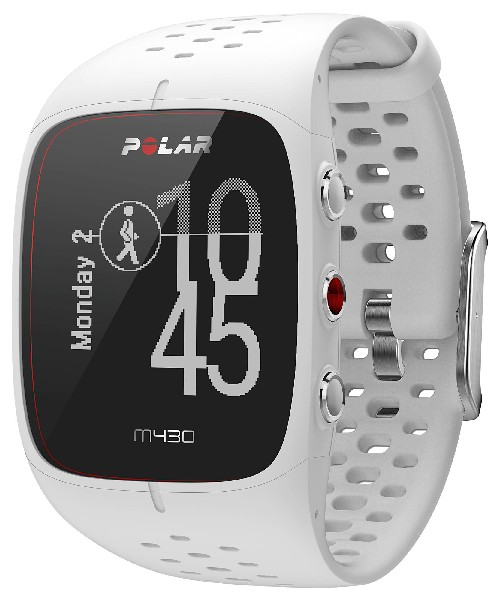Polar M430 Reloj gps muñeca blanco con pulsometro 90064407 sport watch talla a430 running deportivo white seguimiento actividad hr bluetooth 128 x pixeles y frecuencia 247