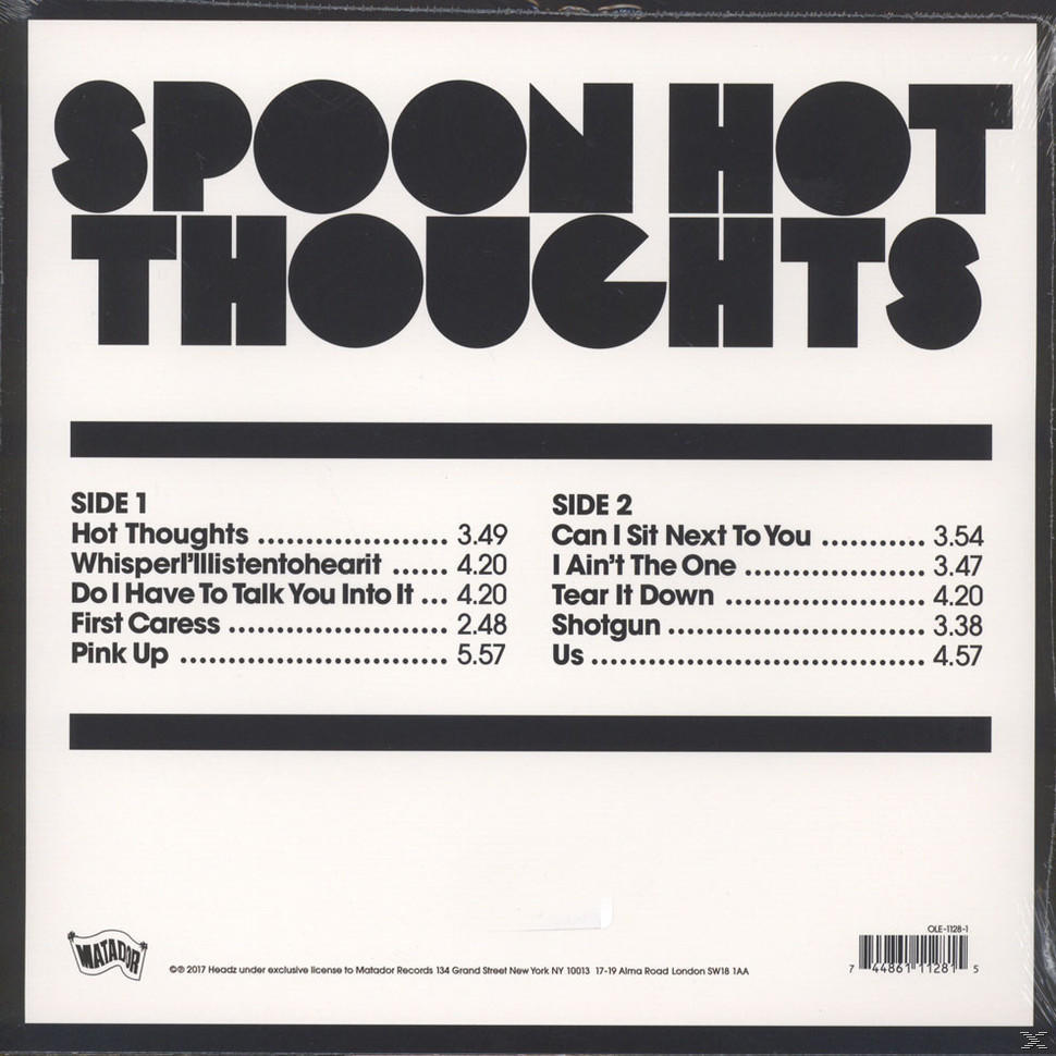 Spoon - Hot Thoughts  - (LP + Download)