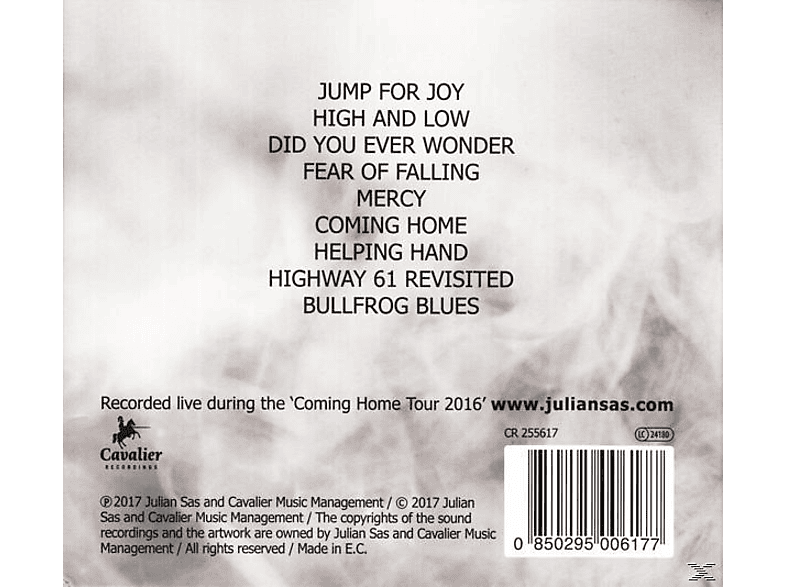 Thumbnail - Julian Sas - Feelin' Alive (CD)