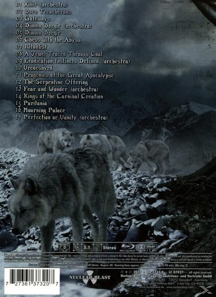 Albumcover mit Wölfen und einer Titelliste.
