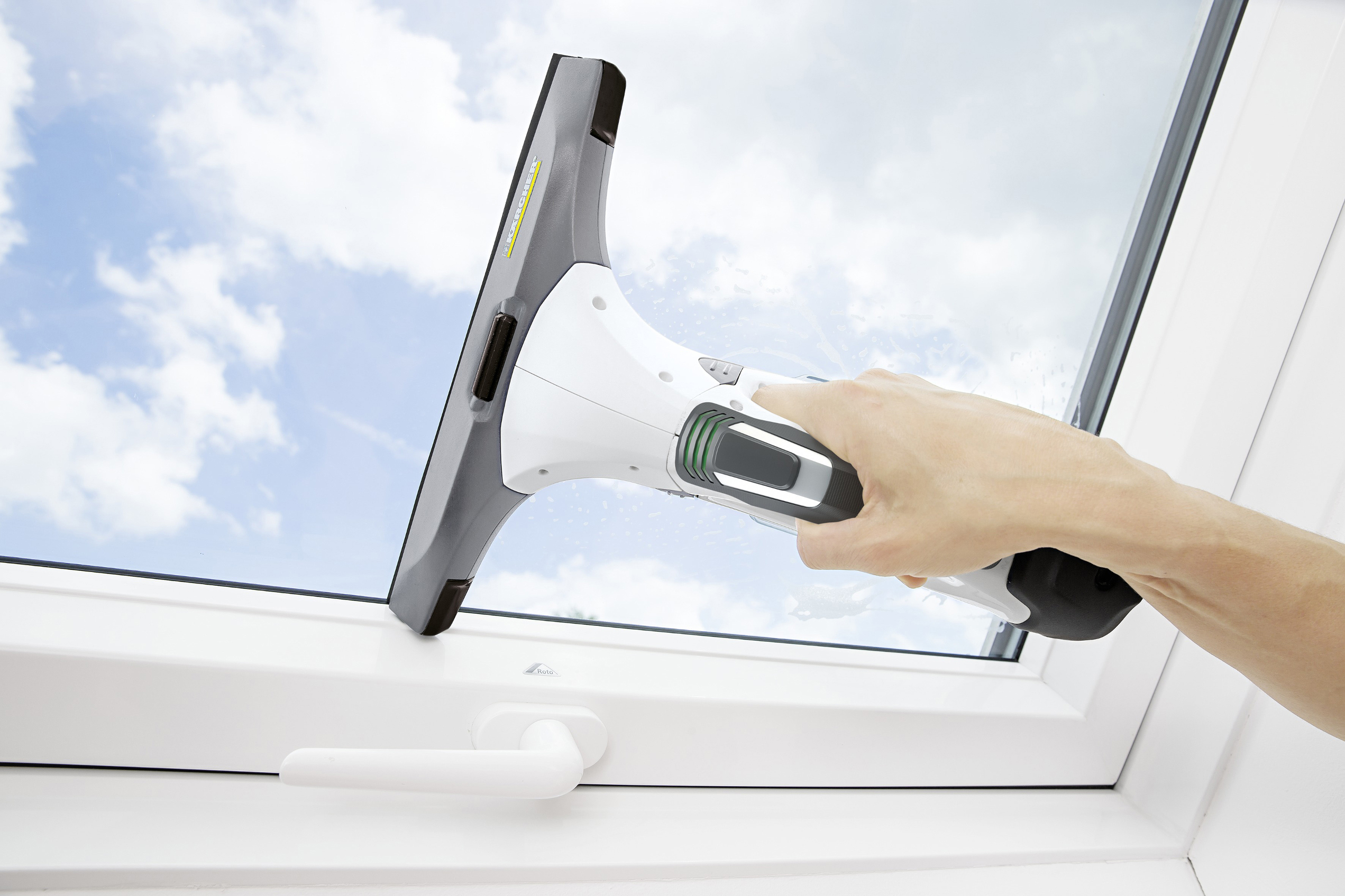 KÄRCHER 1.633-456.0 WV 5 Premium Non-Stop Cleaning Kit Fenstersauger, Weiß
