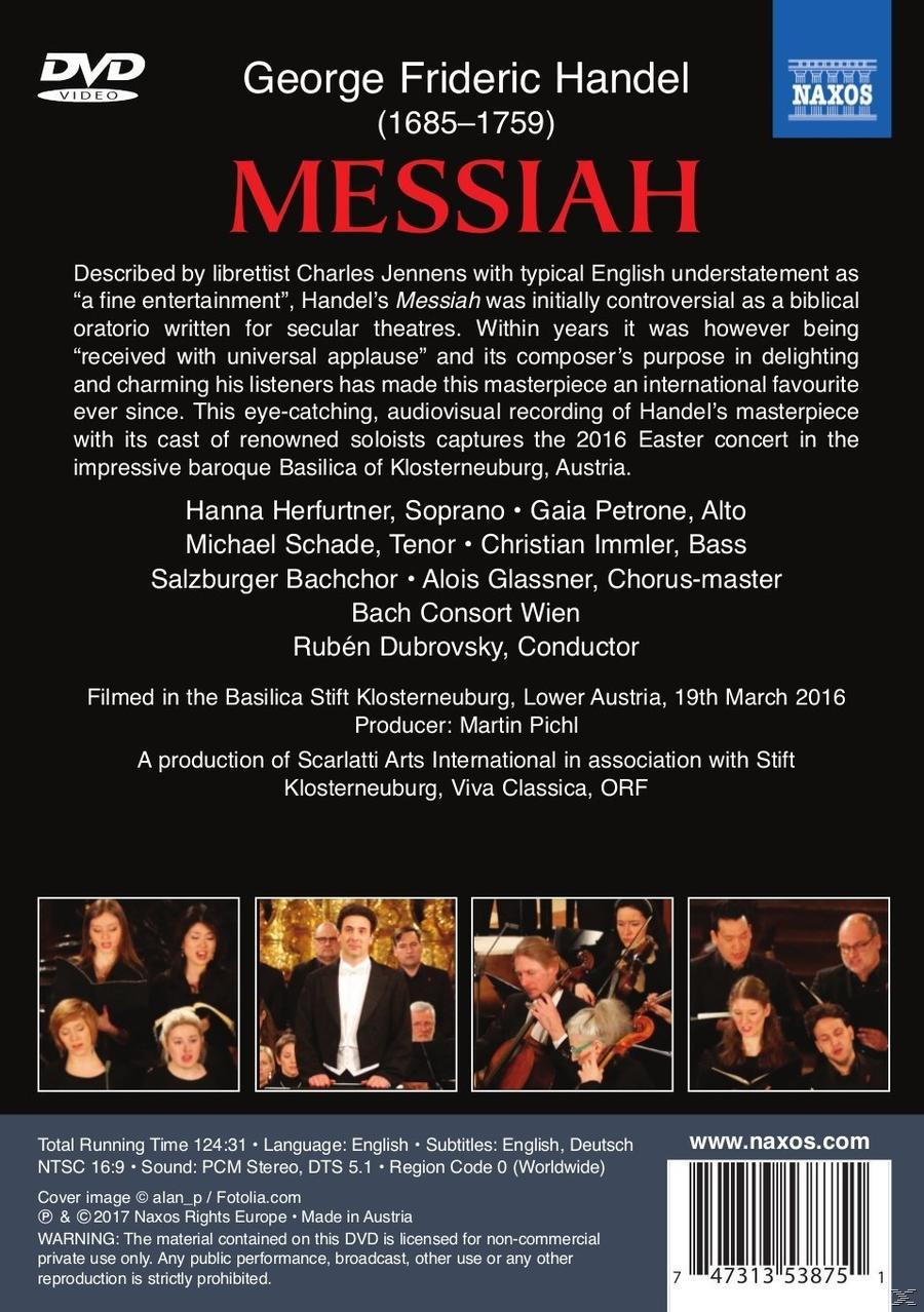 Hanna Herfurtner, Gaia Petrone, Michael Schade, Christian Immler, Bach Consort Wien, Salzburger Bachchor - Der Messias  - (DVD)
