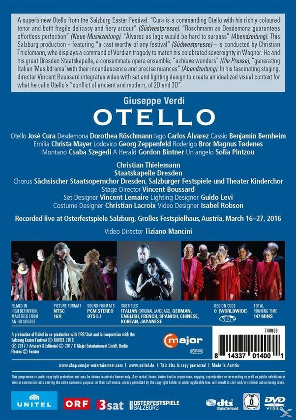 José Cura, Dorothea Röschmann, Carlos (DVD) Alvarez, Dresden - Benjamin - Bernheim, Otello Staatskapelle