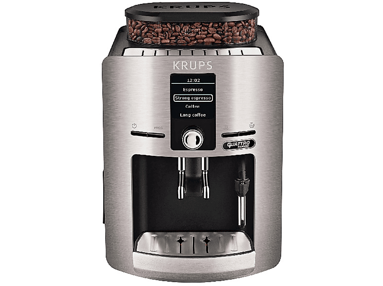 Cafetera superautomática | Krups Espresseria Quatro Force EA82FB Plata